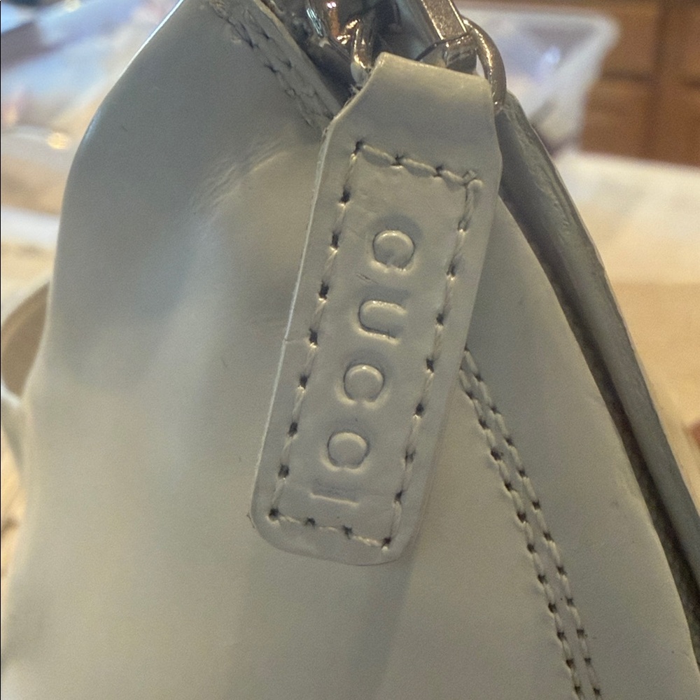 Brand New Gucci Clemence Cutout Leather Platform Wedge. - Picture 10 of 11